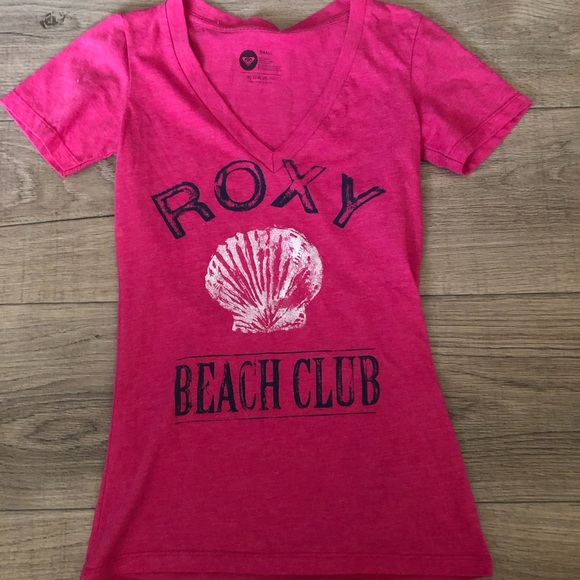 Roxy Tops - Roxy Pink Beach Club T-Shirt